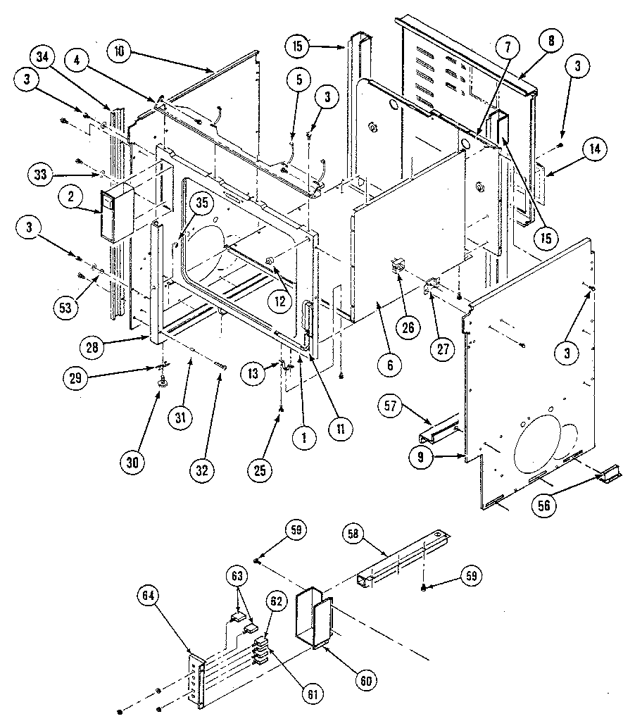 Basic body assembly - circuit breaker