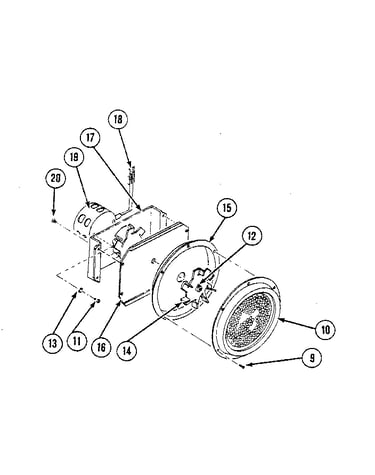 Fan - convection wheel assembly