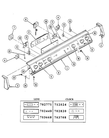 Control panel assembly
