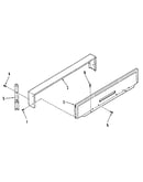 Backguard section
