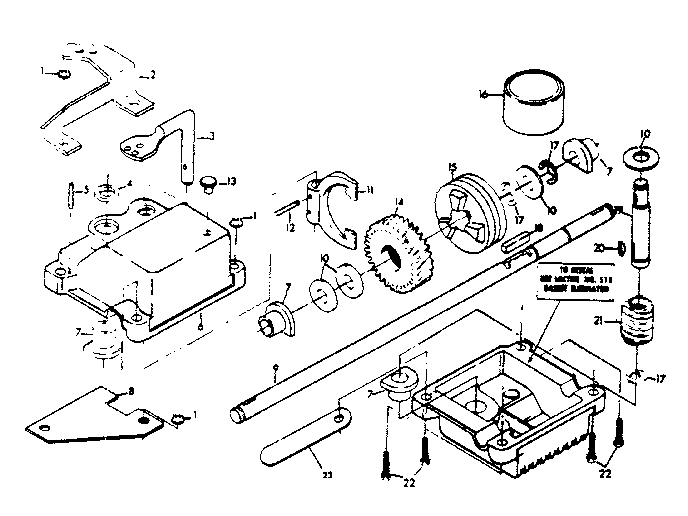 Gear case assembly