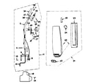 Kenmore 1753870080 handle and bag housing diagram