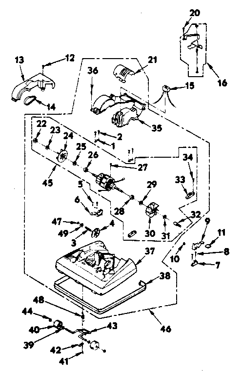 NOZZLE AND MOTOR ASSEMBLY