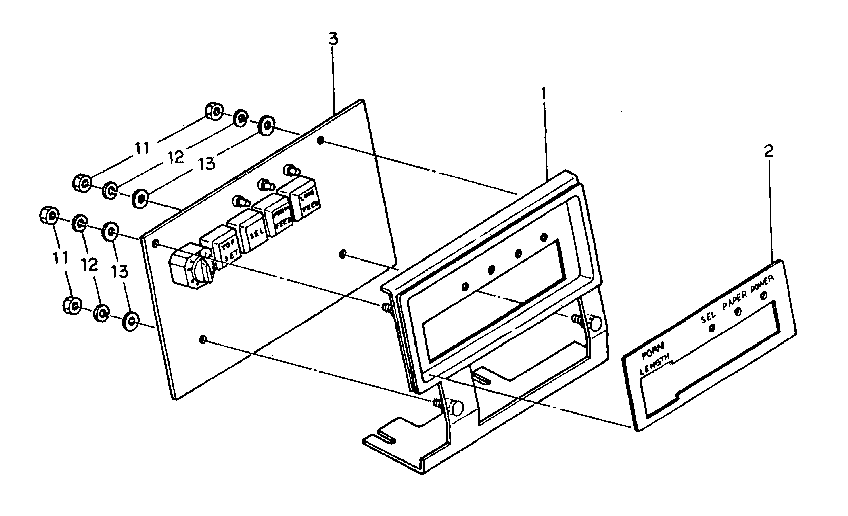 Operation panel assembly (4lm-59688)