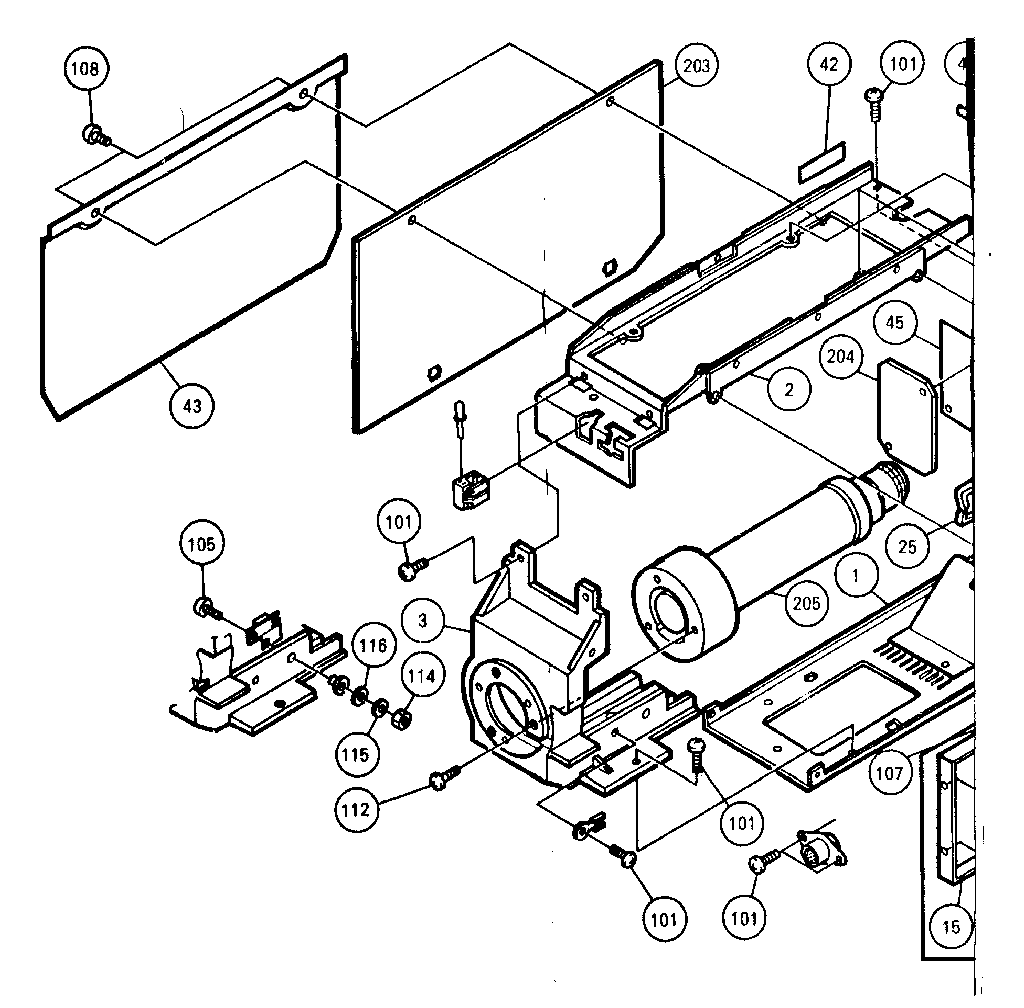 Front fram assembly