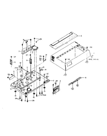 Cover unit (1lm-60621-2) (for 115 v)