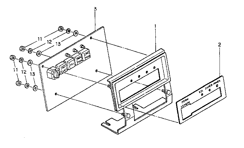Operation panel assembly (4lm-59688)
