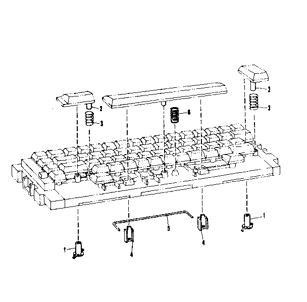 Key top attachment