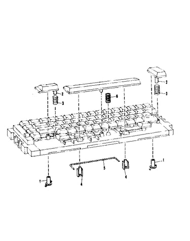 Key top attachment