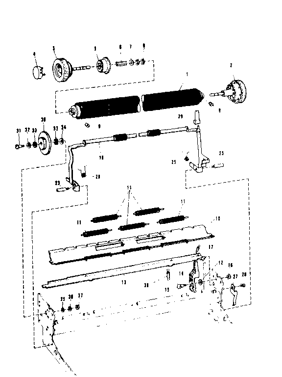 Platen mechanism