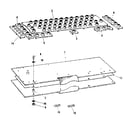 Sears 26853420 logic control with keyboard circuit board diagram
