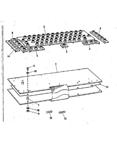 Logic control with keyboard circuit board