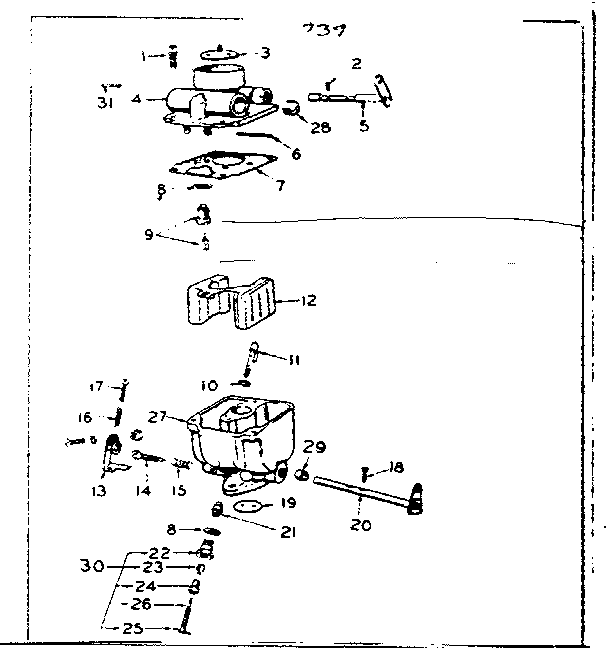 CARBURETOR (GASOLINE) PARTS GROUP