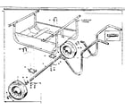 Craftsman 62720997 carrying frame and battery group diagram