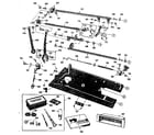Kenmore 14811000 attachment parts and shafts diagram
