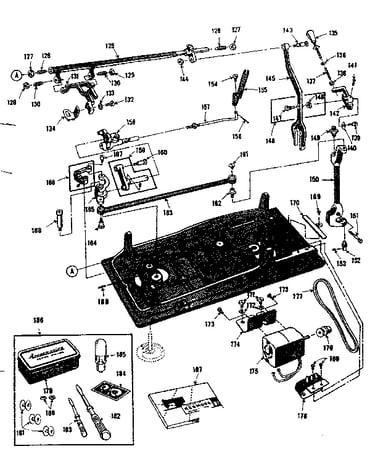Motor and attachment parts