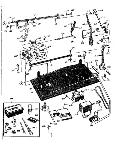 Motor and attachment parts