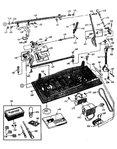 Motor and attachment parts