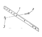Craftsman FURROW PLOW-29087 drag stake stock no. 32-29086 diagram