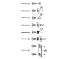 Sears 69660019 fastener combinations diagram