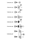 Fastener combinations