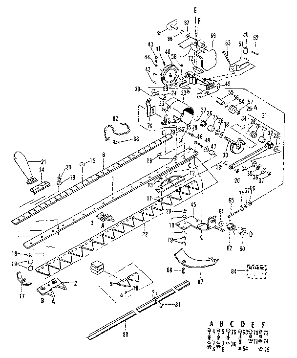Sickle bar assembly