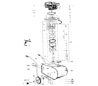 Craftsman 98564850 engine and tank assembly diagram