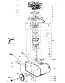 Engine and tank assembly
