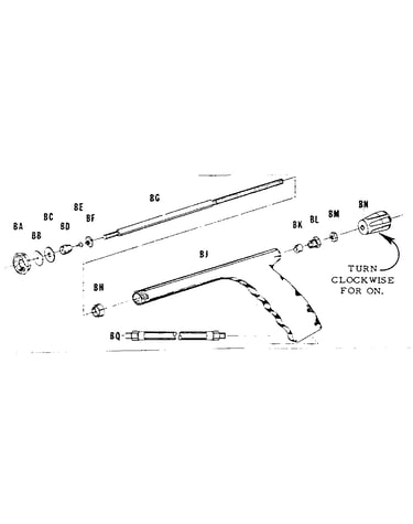3195 pistol grip gun for 10 gallon sprayer