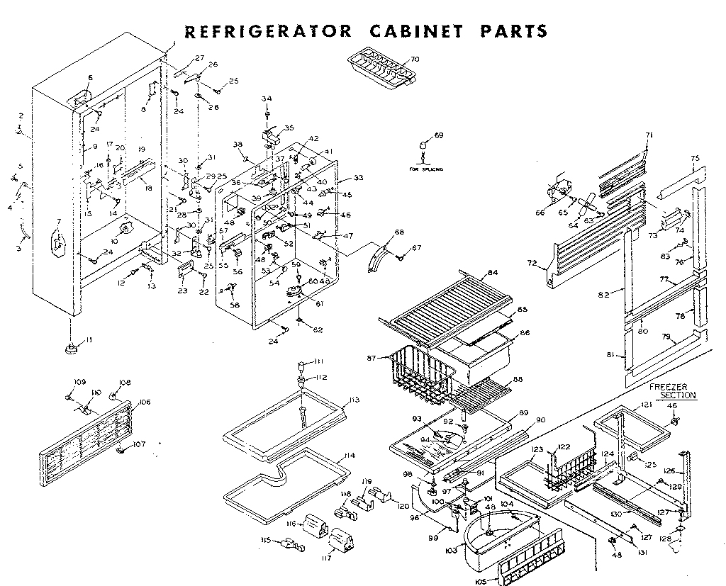 Refrigerator cabinet