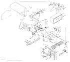 Kenmore 106R14F refrigerator unit diagram
