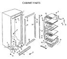 Kenmore 757627920 cabinet diagram
