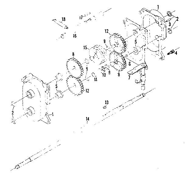 Gear case assembly