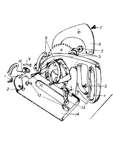 Circular saw attachment