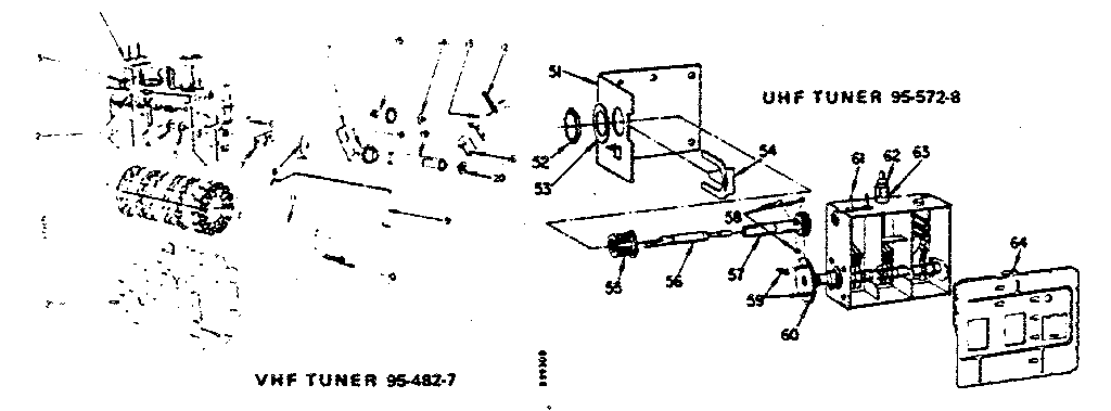 Vhf tuner (95-482-7)
