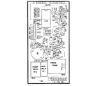 Kenmore 7218822880 power and control circuit board (part no. 2q10232a) diagram