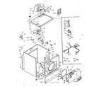 Kenmore 1106817230 machine sub-assembly diagram