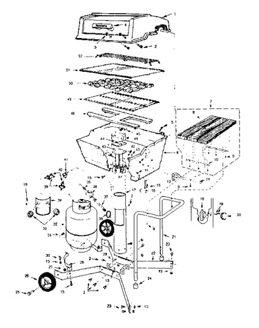 Burner section
