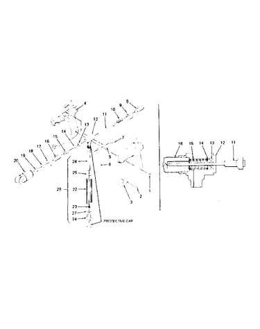 Spray gun and valve housing