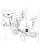 Hopper and paint pump assembly