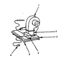 Kenmore 311840660 blower assembly diagram