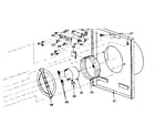 Kenmore 86463651 blower assembly diagram
