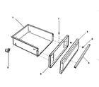 Kenmore 7917898810 storage drawer diagram