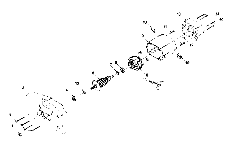 Field and armature assembly