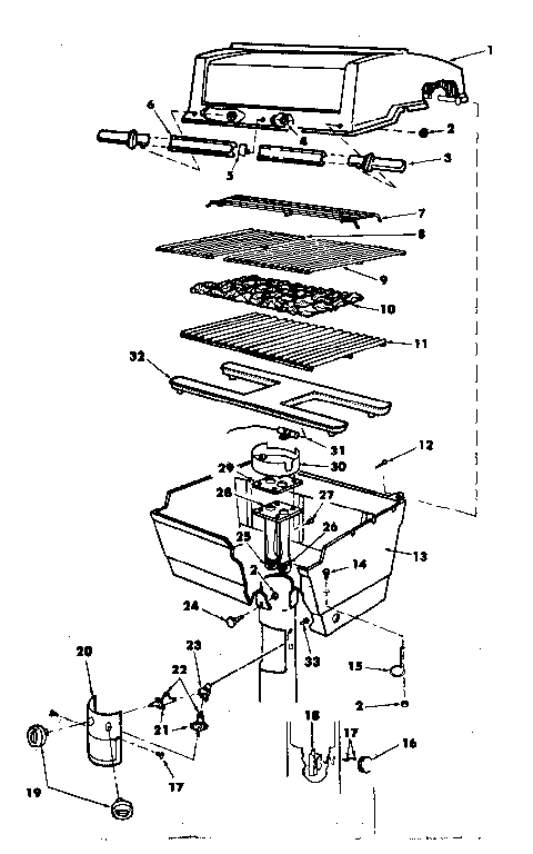 Burner section