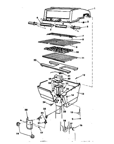 Burner section