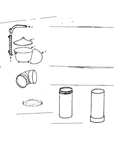 Boston bean pot with crane hook