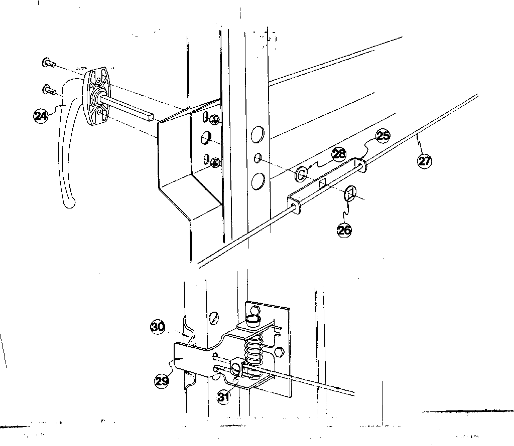 Lock handle assembly
