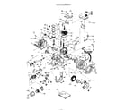 Tecumseh H35-45566N basic engine diagram