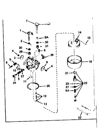 Carburetor no. 631070a